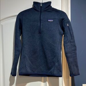 Patagonia Navy 1/4 zip Better Sweater